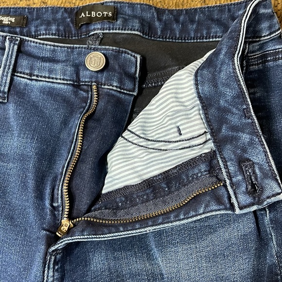 Talbots Curvy Dark Wash Denim Jegging Size 6 - Picture 6 of 10